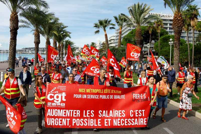 Nationwide day of strike and protests against high cost of living in France