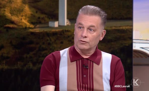 Chris Packham has criticized the government's climate targets