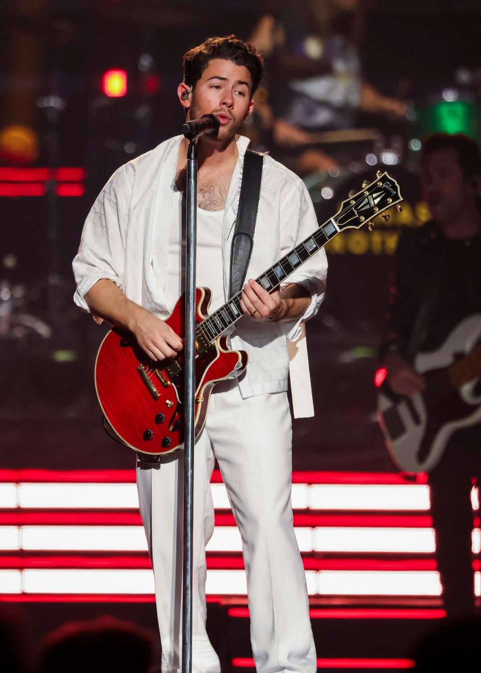 <h1 class="title">Jonas Brothers In Concert - Detroit</h1><cite class="credit">Getty Images</cite>