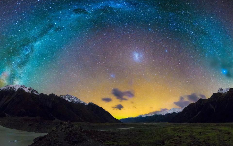 Milky Way over the Tasman Valley.