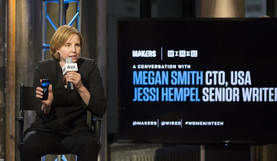 Megan Smith Celebrates Her May Cover Of WIRED With MAKERS At AOL's HQ