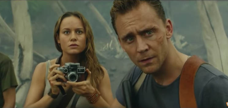 Brie Larson and Tom Hiddleston in 'Kong: Skull Island' (Photo: 