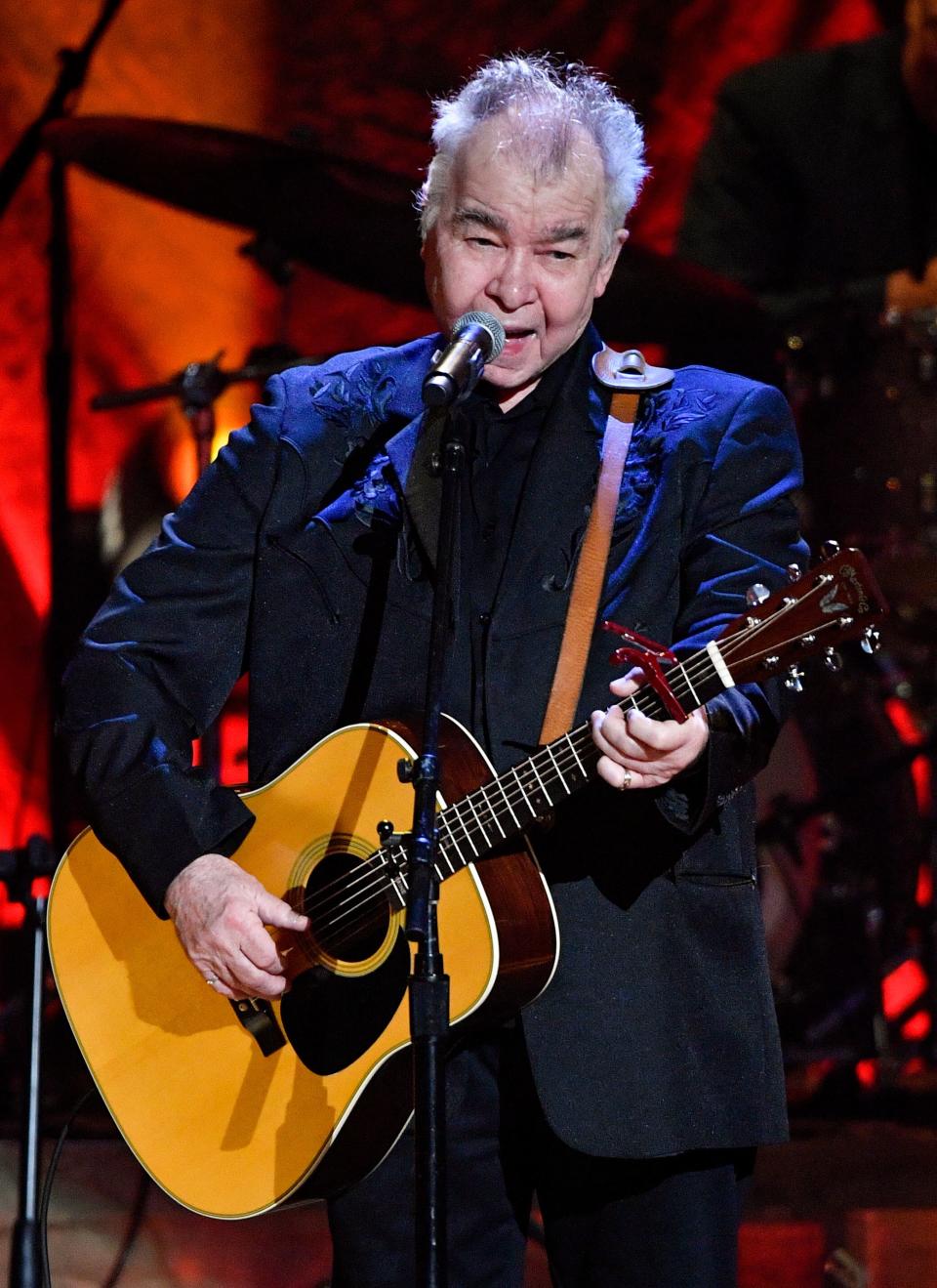 John Prine performs during the 2018 Americana Honors and Awards show at the Ryman Auditorium in Nashville, Tenn., Wednesday, Sept. 12, 2018.