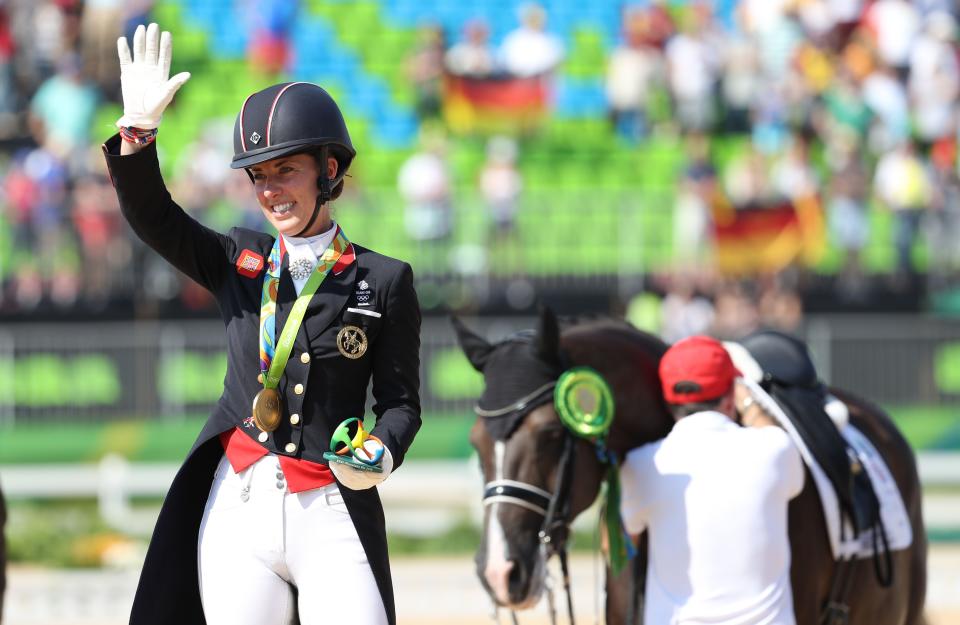 Three-time Olympic gold medalist Charlotte Dujardin was suspended three days before the 2024 Paris Olympics for engaging in conduct contrary to the principles of horse welfare, according to the FEI.