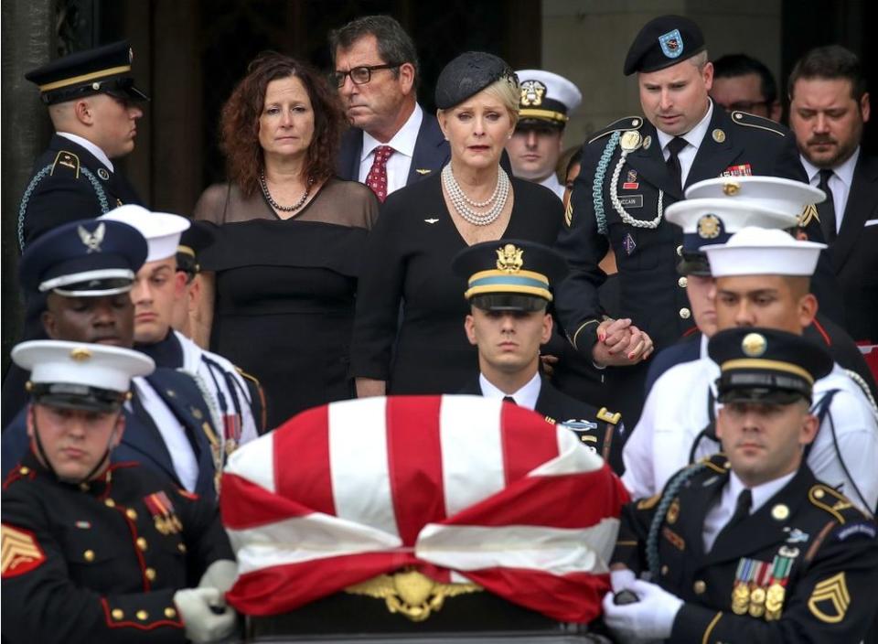 Sen. McCain's casket