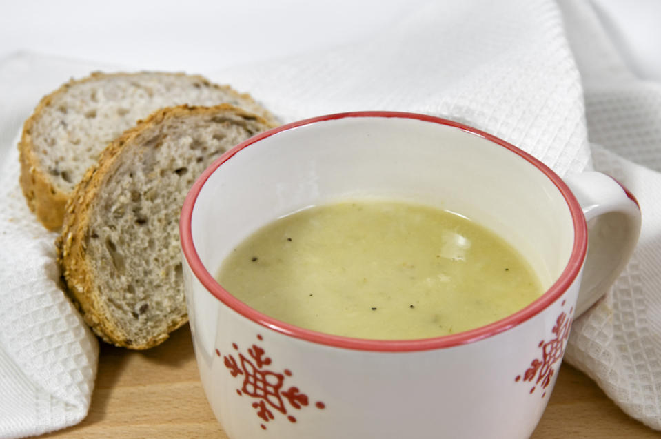 Leek and potato soup