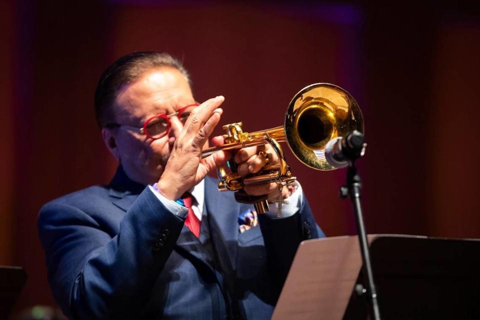 Arturo Sandoval es uno de los principales en el cartel para la fiesta de la víspera de Año Nuevo en Bayfront el domingo 31 de diciembre de 2023. Courtesy of Engage Live!