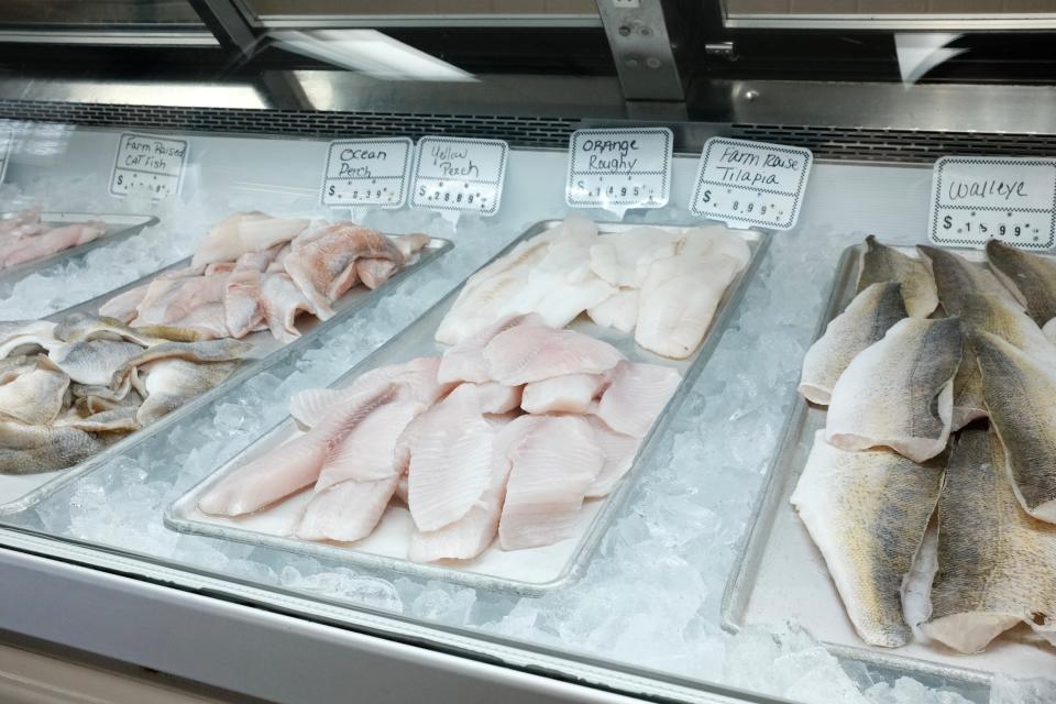 Showalter's offers a large variety of fresh fish.