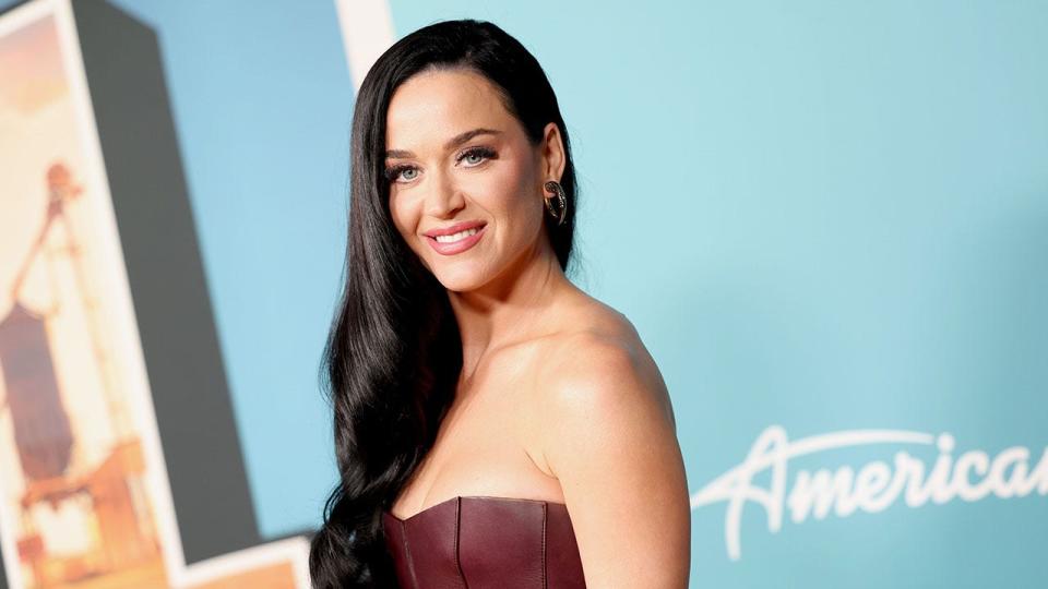 Katy Perry smiling on red carpet