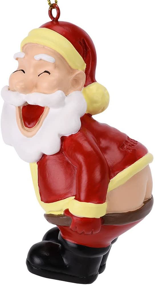 Tree Buddees Funny Mooning Santa Claus Ornament