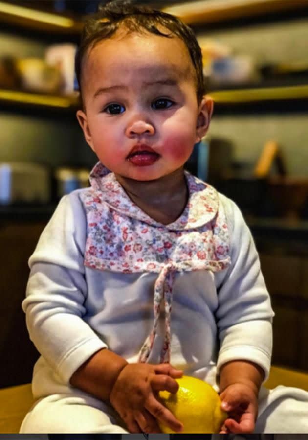 Teigen gave birth to Luna nine-months-ago. Photo: Instagram.