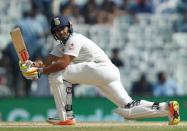 Cricket - India v England - Fifth Test cricket match - MA Chidambaram Stadium, Chennai, India - 19/12/16 - India's Karun Nair plays a shot. REUTERS/Danish Siddiqui
