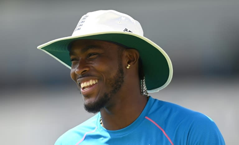Fast bowler Jofra Archer last played a Test for <a class="link " href="https://sports.yahoo.com/soccer/teams/england-women/" data-i13n="sec:content-canvas;subsec:anchor_text;elm:context_link" data-ylk="slk:England;sec:content-canvas;subsec:anchor_text;elm:context_link;itc:0">England</a> in 2021 (GARETH COPLEY)
