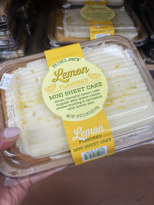 Lemon Flavored Mini Sheet Cake<p>Courtesy of Jessica Wrubel</p>