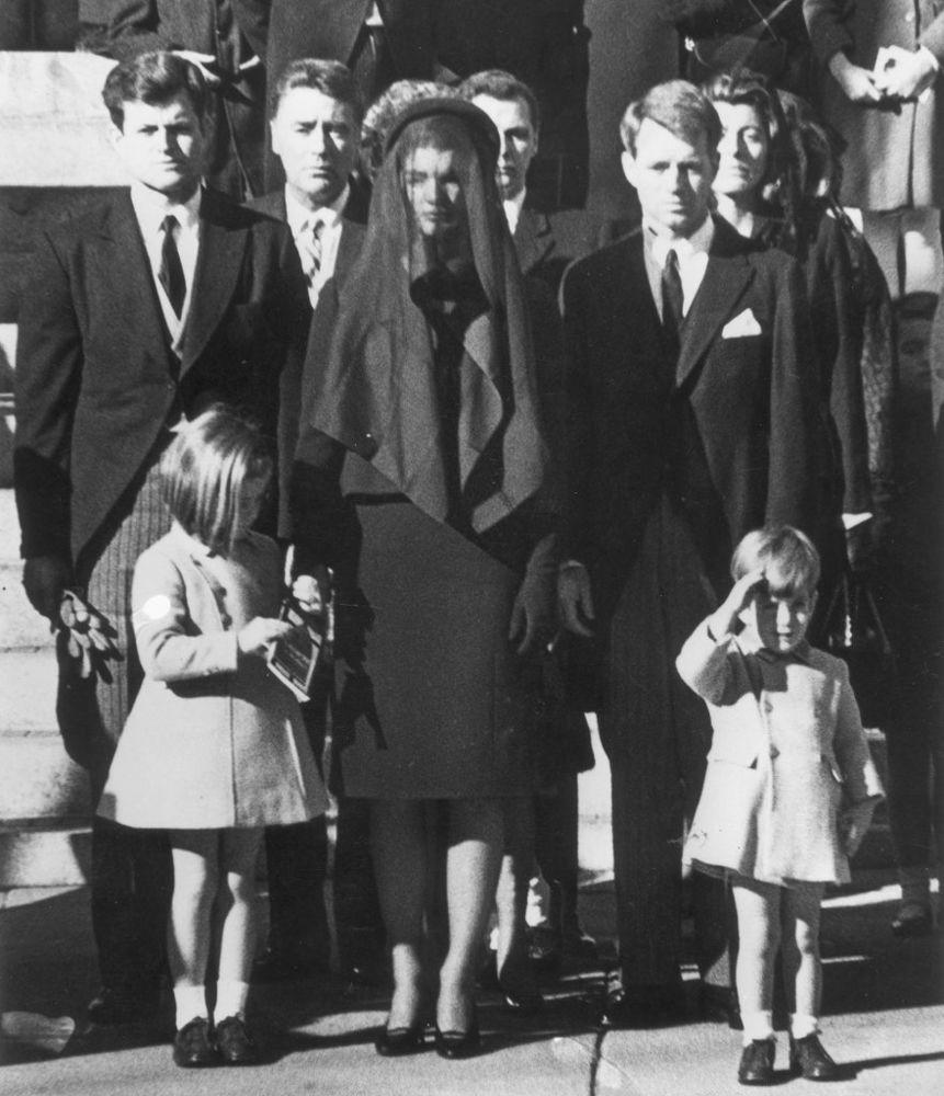 The Kennedy family at JFK's funeral