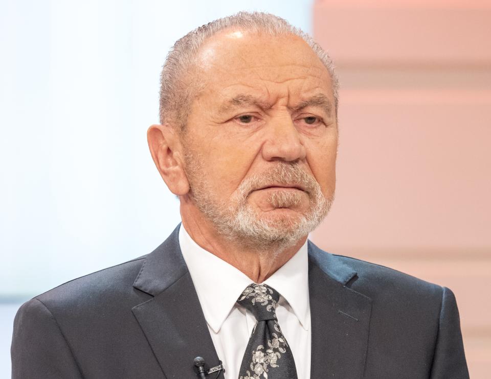 Lord Sugar was said to be accepting of the blunder. (Credit: REX)