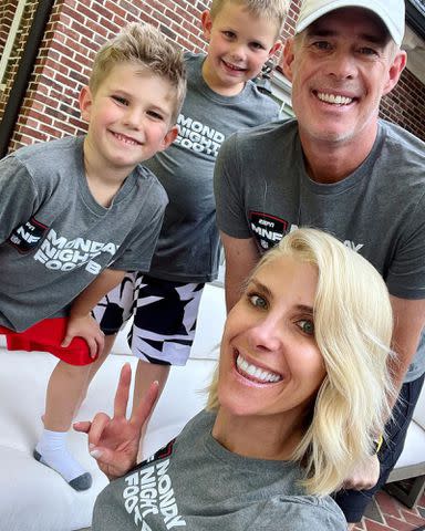 <p>Michelle Beisner Instagram</p> Joe Buck and Michelle Beisner with thier kids, Wyatt Joseph Buck and Blake Andrew Buck.