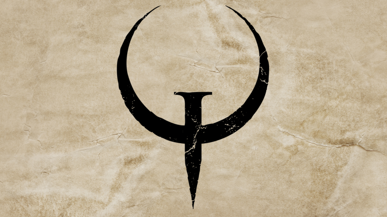  The Quake logo. 