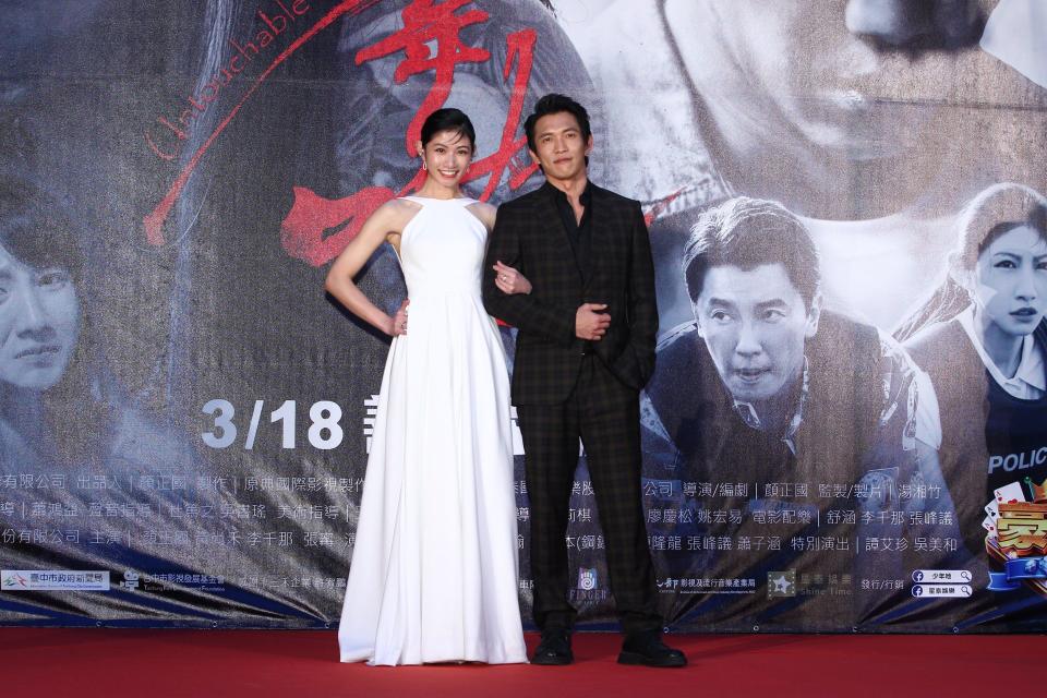 《少年吔》17日晚間舉辦電影首映會，黃尚禾與李千那合體出席。（圖／非凡娛樂）