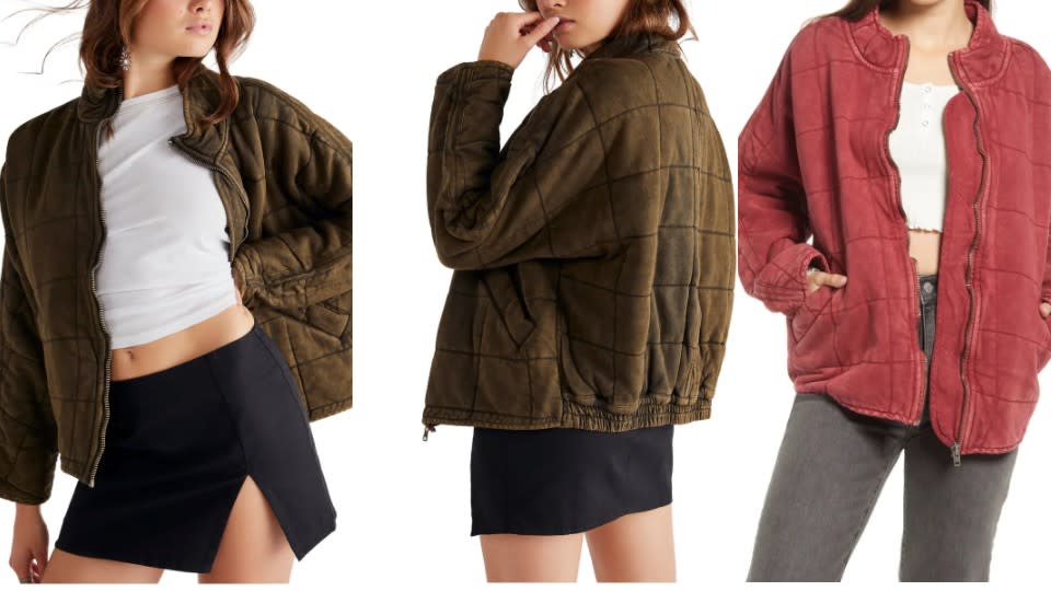 Free People Dolman Sleeve Quilted Jacket - Nordstrom, $119 (originally $198)