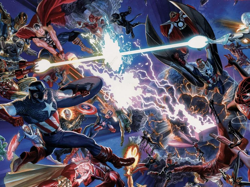 The cover of Jonathan Hickman's "Secret Wars."