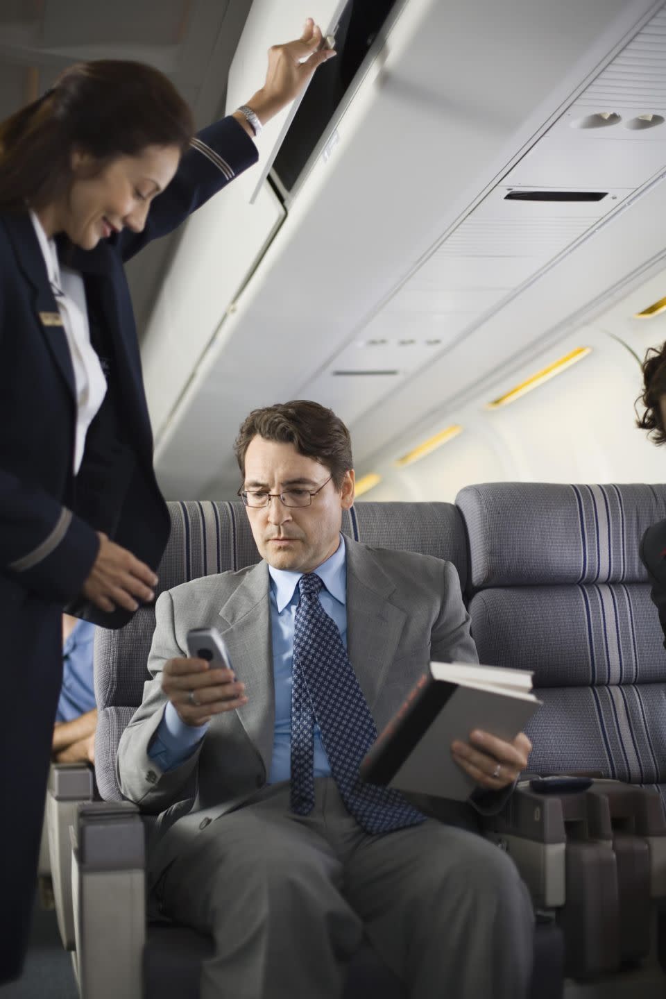 It's not the first time an airline insider has said the phone off rule is just a precaution. Source: Getty