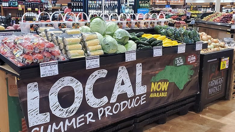 Local produce at Harris Teeter