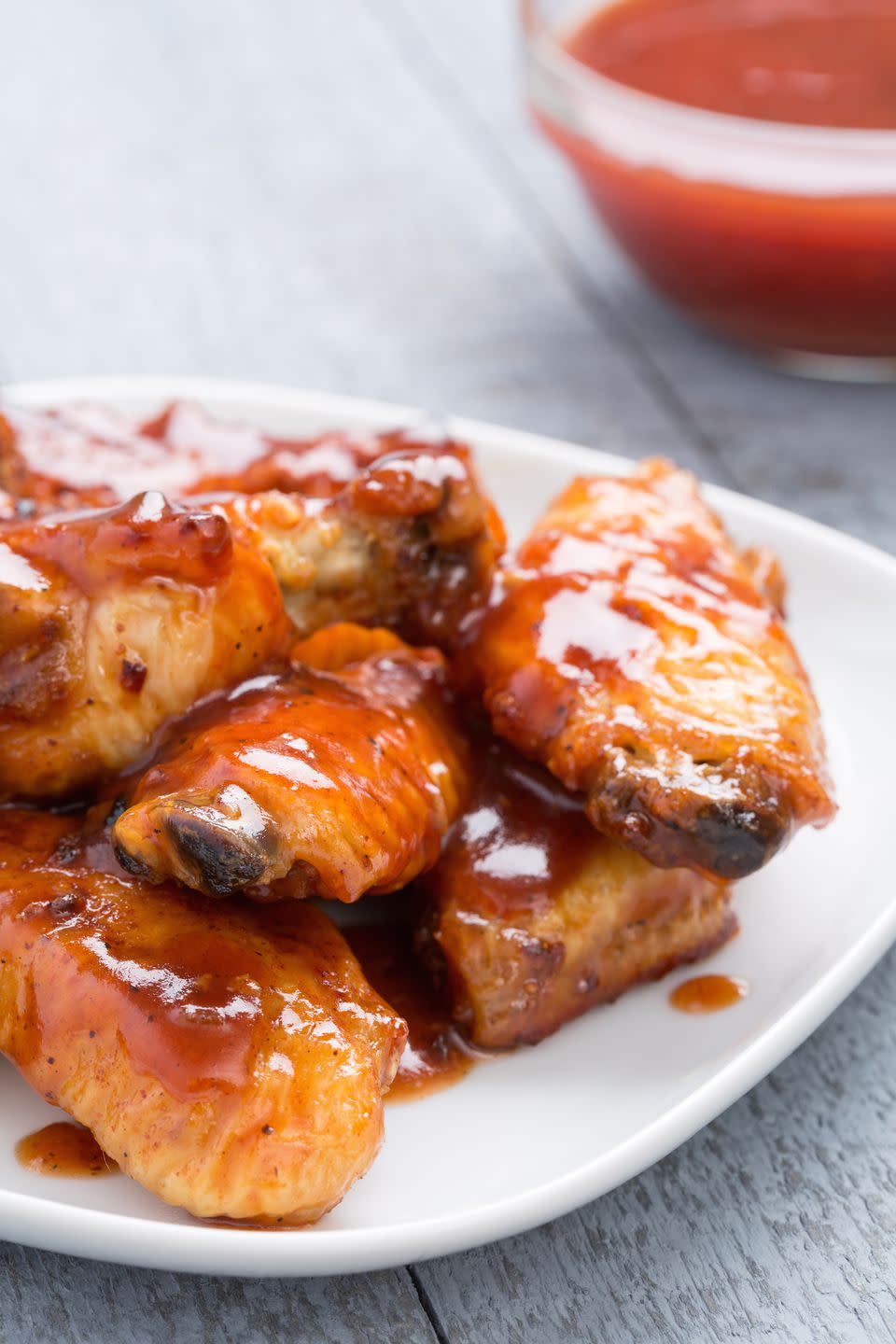 Slow-Cooker Barbecue-Bourbon Chicken Wings