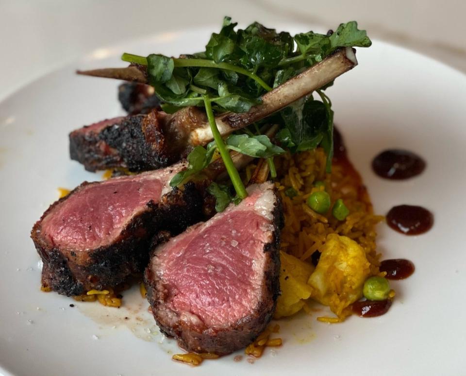 Lamb chops from Orchard Park by David Burke.