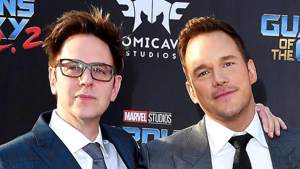 James Gunn and Chris Pratt