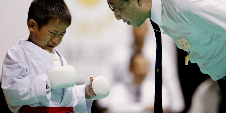 japan sad karate kid crying