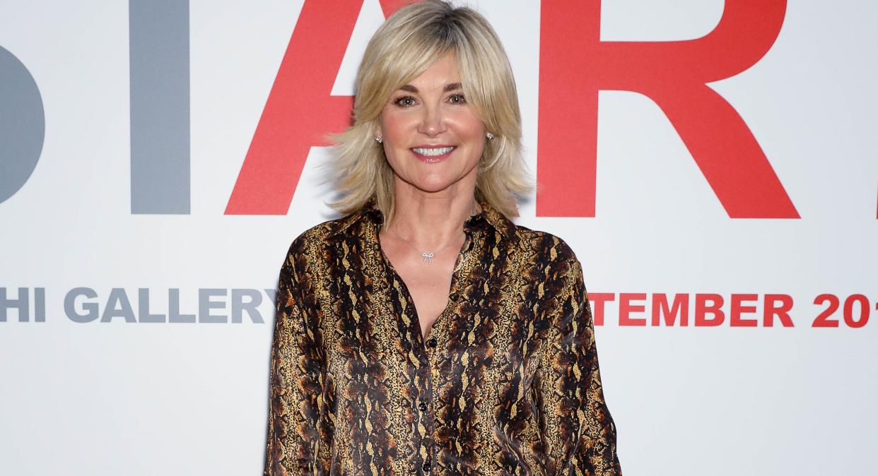 Anthea Turner, pictured in September 2019, turned 60 in lockdown. (Getty Images)