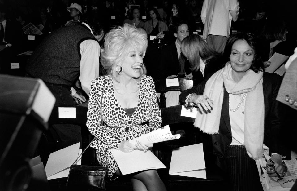 Dolly Parton and Diane von Furstenberg