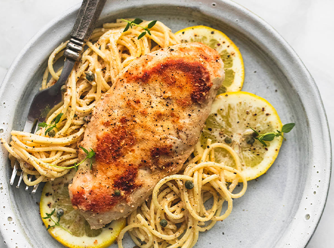 Slow-Cooker Lemon Chicken Piccata