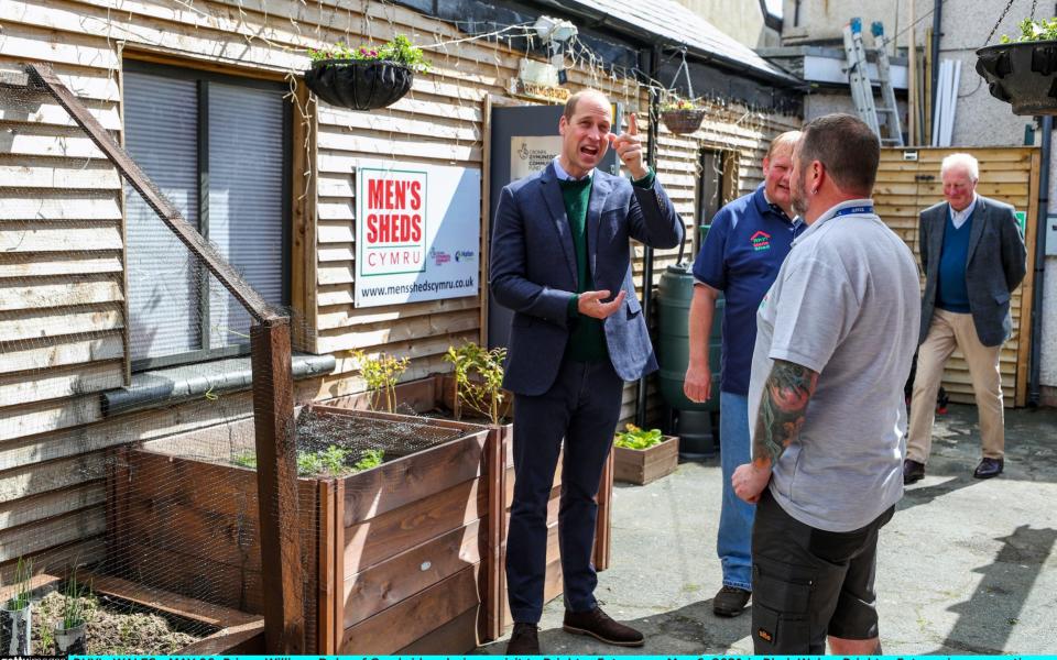 The Duke was visiting Brighter Futures in Rhyl, north Wales -  Getty Images 