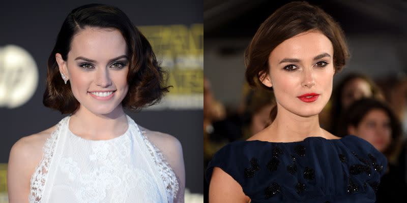 Daisy Ridley and Keira Knightley