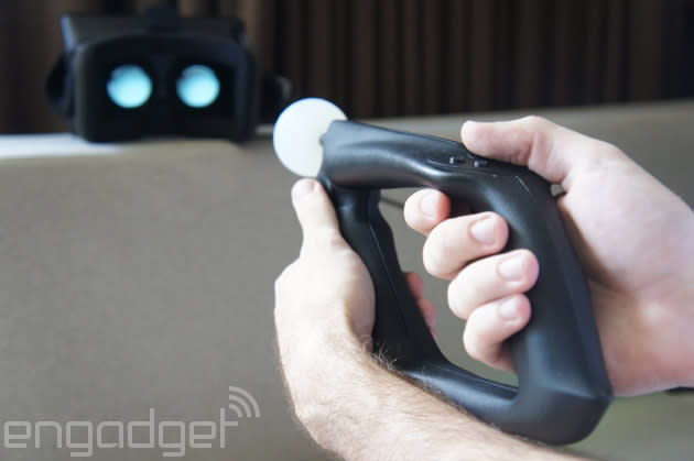 The Trinity Magnum VR controller is like a PlayStation Move for your PC |  Engadget