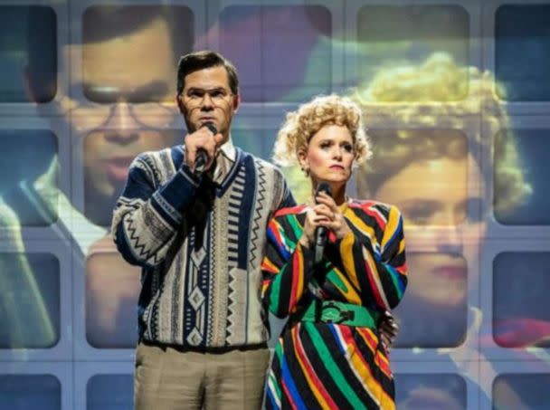 PHOTO: Tammy Faye is a musical from singer and songwriter Elton John and Scissor Sisters’ Jake Shears about the rise and meteoric plummet of Christian televangelists Tammy Faye and Jim Bakker, with shows from Oct. 14 to Dec. 3 at London’s Almeida Theatre. (Almeida Theatre / Marc Brenner)