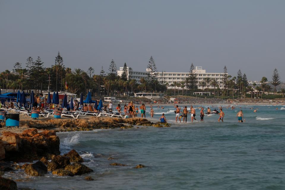 The young woman has alleged that gang rape took place at a hotel in the popular resort of Ayia Napa. (Getty)