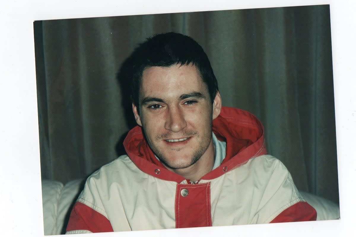 All smiles: Liam Maher of Flowered Up pictured at Reading Festival in August 1991 (George Dean)