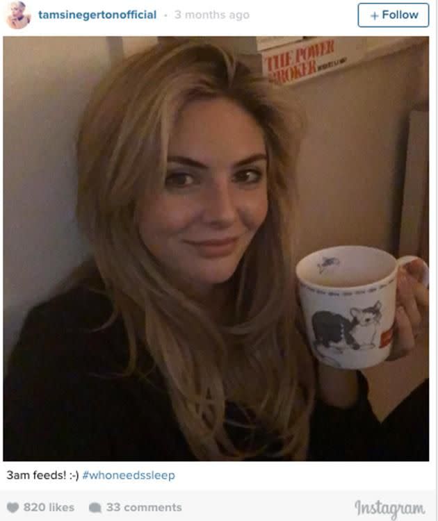 Tamsin Egerton. Photo: Instagram