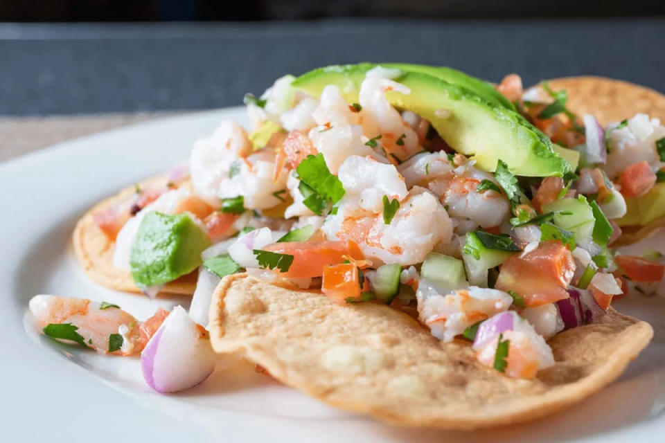 Tostadas de mariscos recetas 