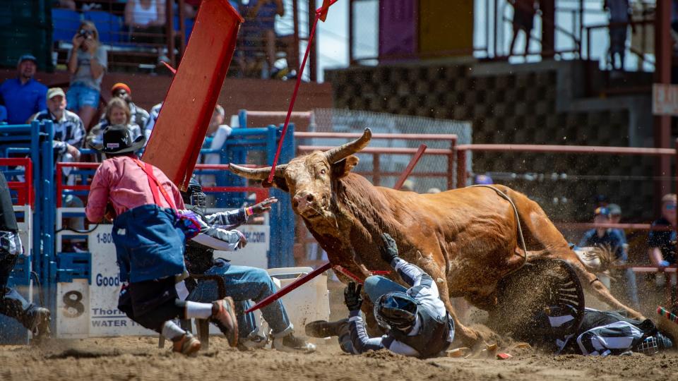 The Louisiana State Penitentiary held the Angola Prison Rodeo after a two year halt because of the pandemic Saturday, April 23, 2022. In addition to participating in the rodeo, incarcerated people can sell their crafts.