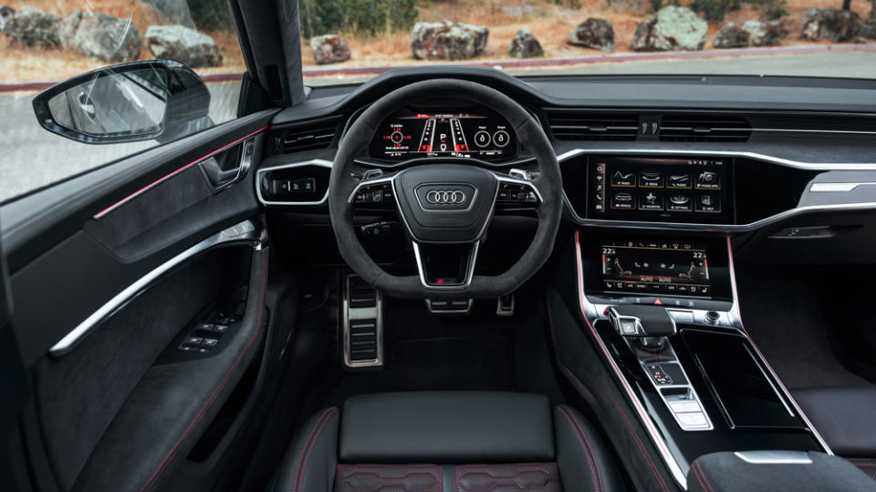 The interior of the 2024 Audi RS 7 Sportback.