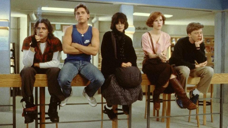 shot from The Breakfast Club movie