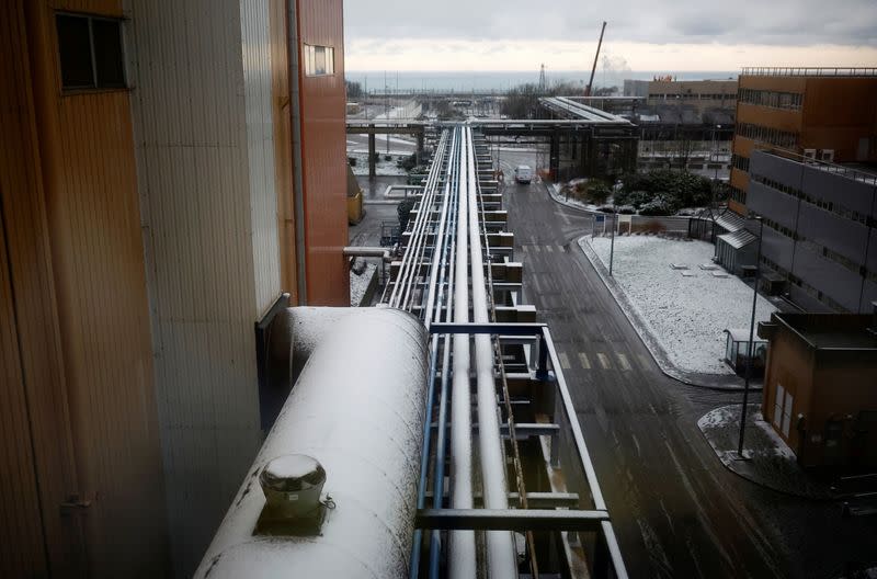 France's only nuclear waste reprocessing plant in La Hague