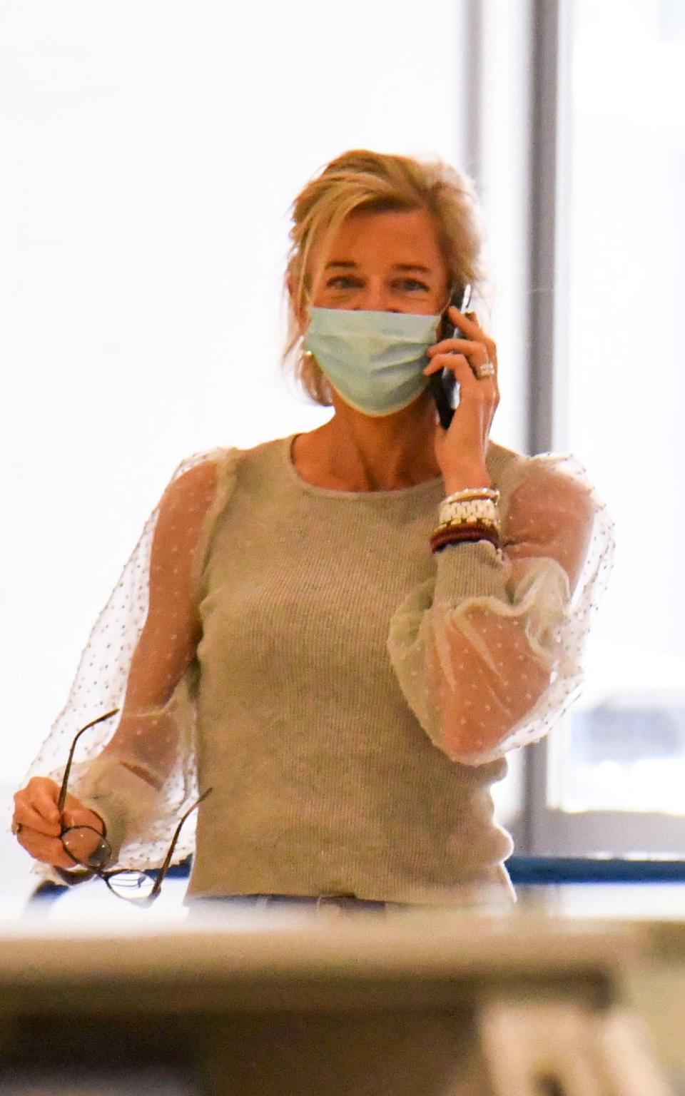 Hopkins pictured at the airport in Australia - Splash News 