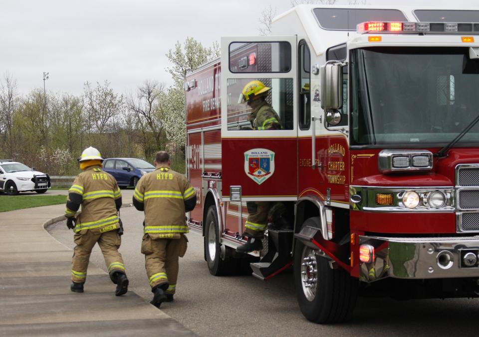 In 2023, the Holland Fire Department averaged close to 350 calls a month, with over 4,150 calls total projected.