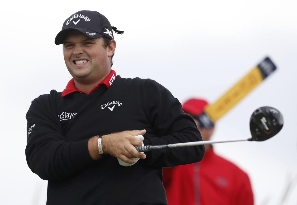 Golf - British Open - Patrick Reed of the U.S. watches his tee shot on the third hole during the final round - Royal Troon, Scotland, Britain - 17/07/2016. REUTERS/Craig Brough