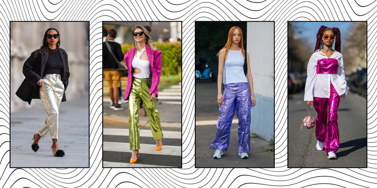 8 pairs of metallic trousers to shop now